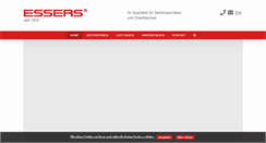 Desktop Screenshot of essers-schaererei.de