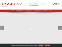 Tablet Screenshot of essers-schaererei.de